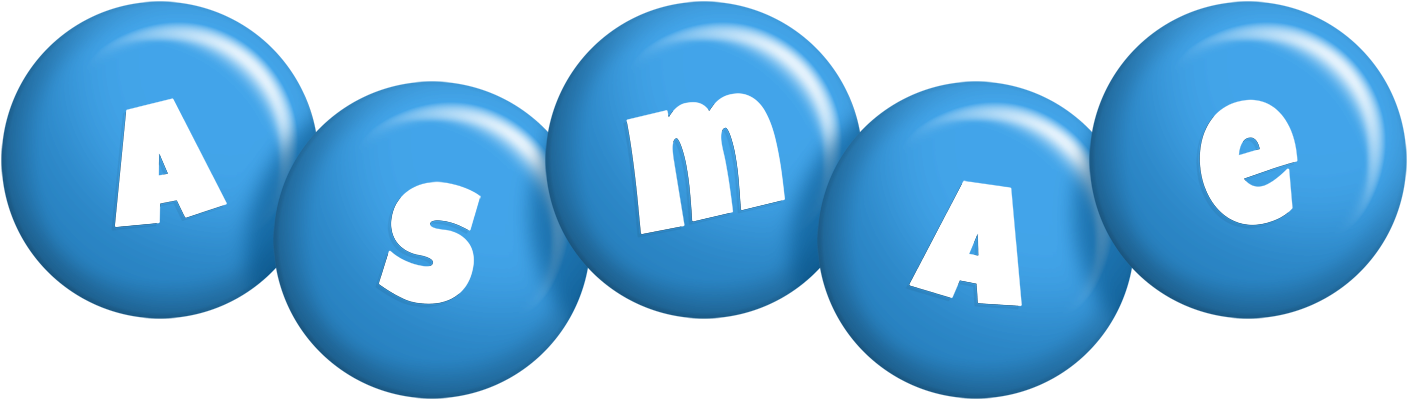 Asmae candy-blue logo