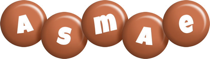 Asmae candy-brown logo