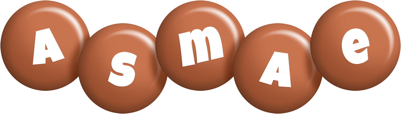 Asmae candy-brown logo