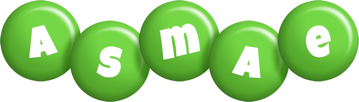 Asmae candy-green logo