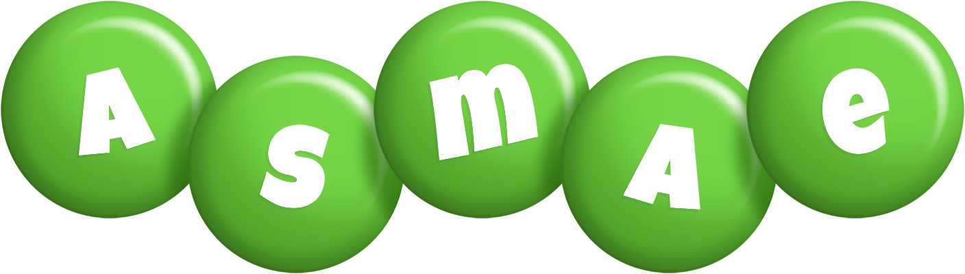 Asmae candy-green logo