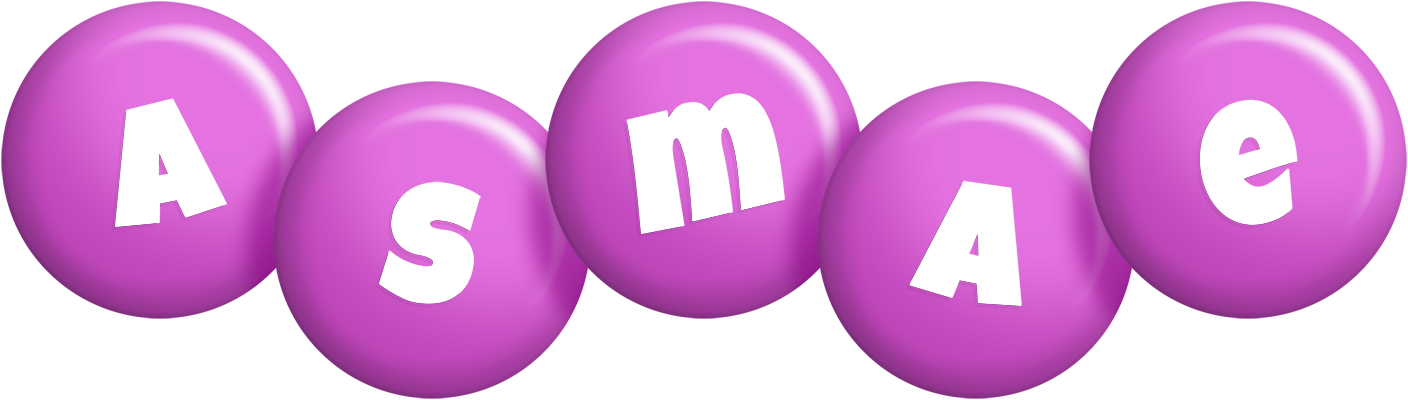 Asmae candy-purple logo