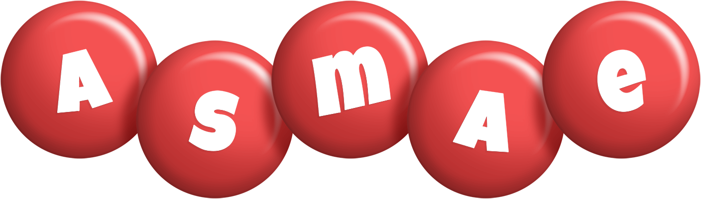 Asmae candy-red logo
