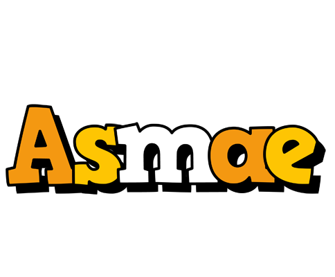 Asmae cartoon logo