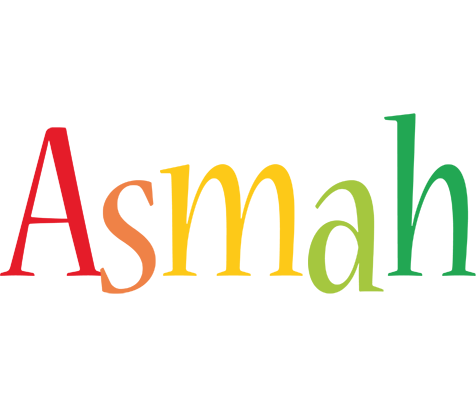 Asmah birthday logo