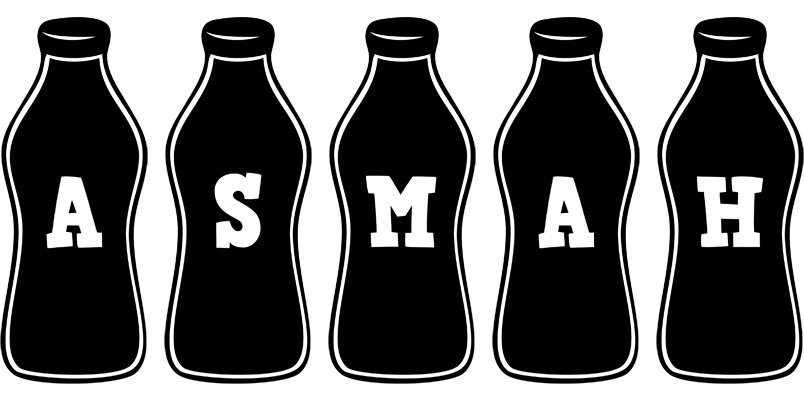 Asmah bottle logo