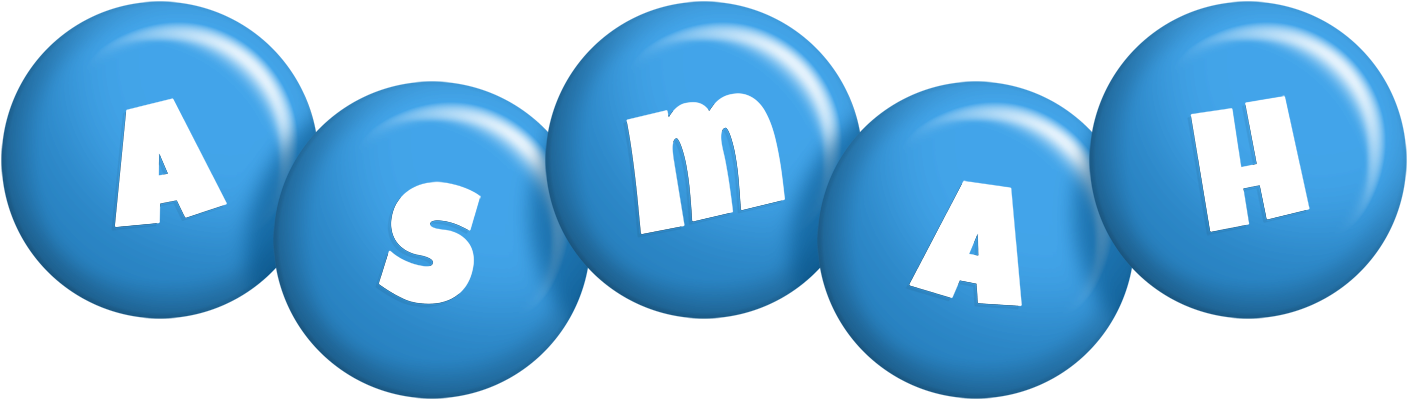 Asmah candy-blue logo