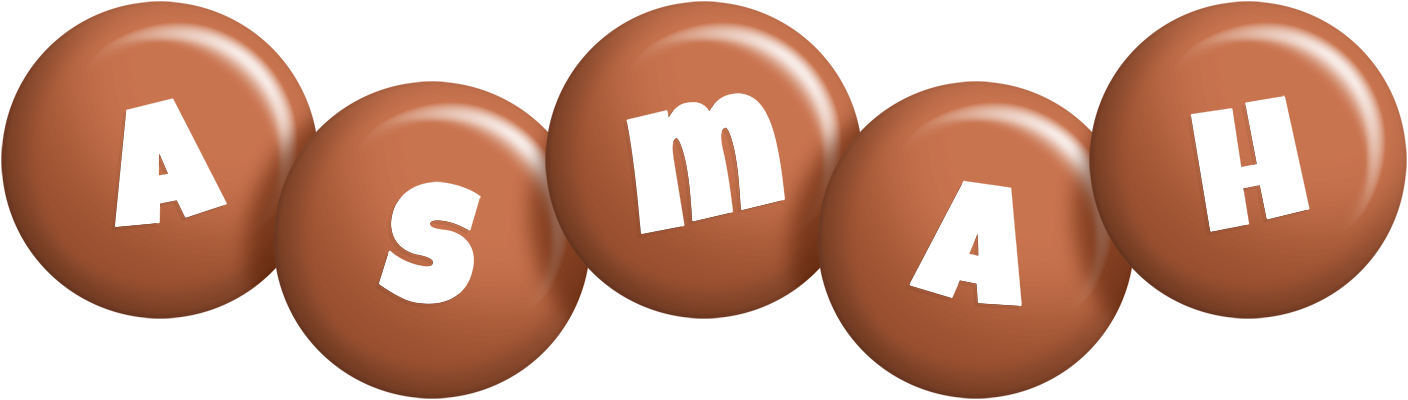 Asmah candy-brown logo