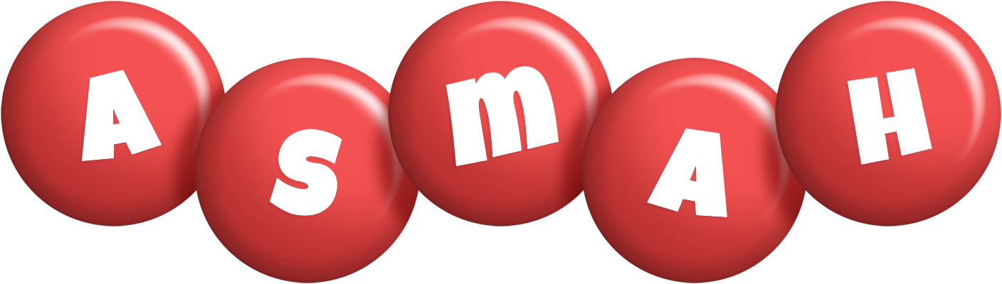 Asmah candy-red logo