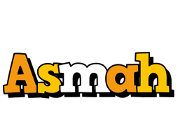 Asmah cartoon logo