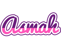 Asmah cheerful logo