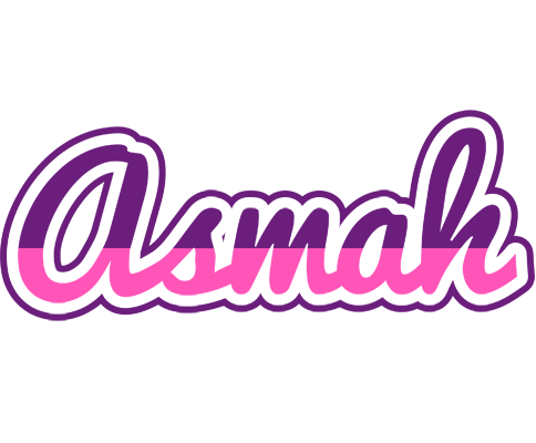 Asmah cheerful logo