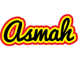 Asmah flaming logo