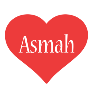 Asmah love logo