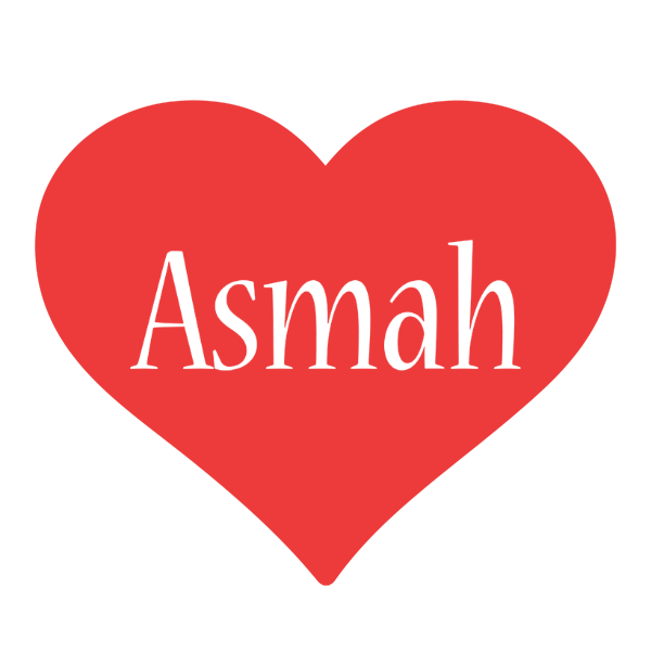 Asmah love logo