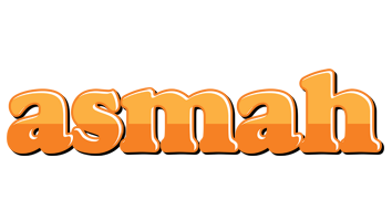 Asmah orange logo