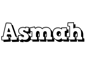 Asmah snowing logo