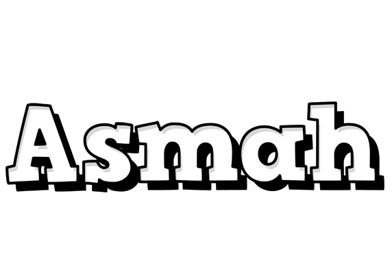 Asmah snowing logo
