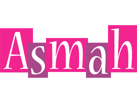 Asmah whine logo