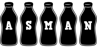 Asman bottle logo