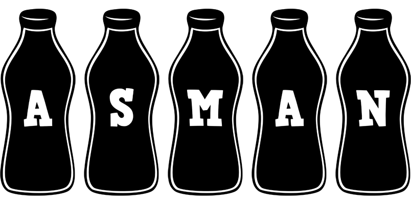 Asman bottle logo