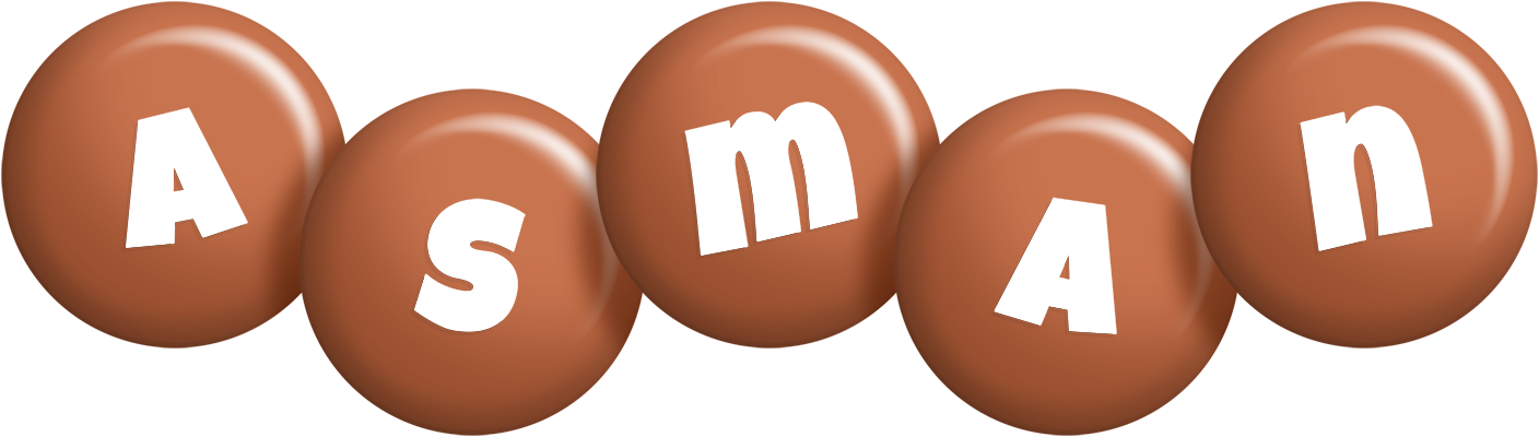 Asman candy-brown logo