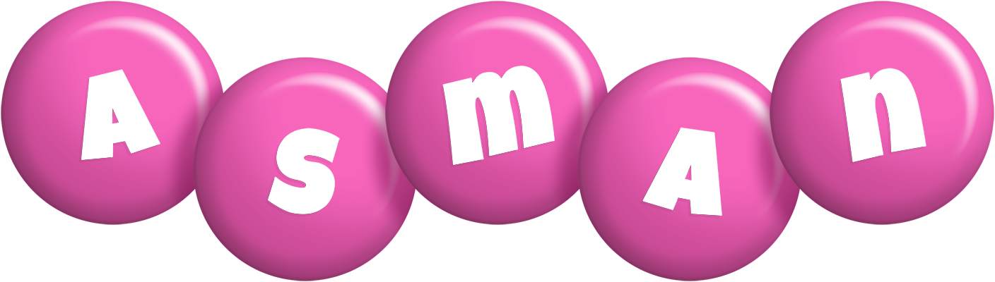 Asman candy-pink logo
