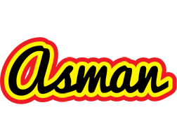 Asman flaming logo