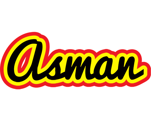 Asman flaming logo