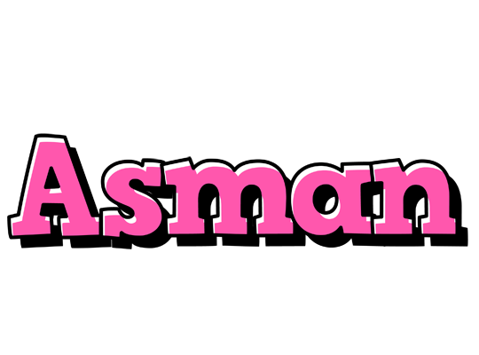 Asman girlish logo