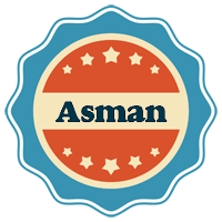 Asman labels logo