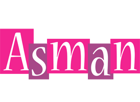 Asman whine logo