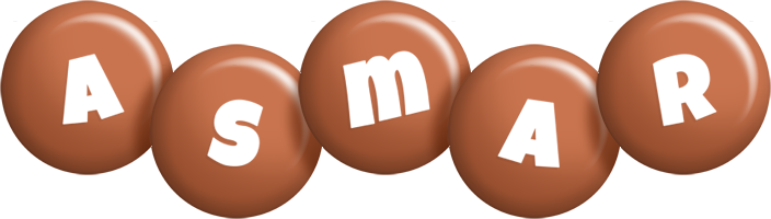 Asmar candy-brown logo
