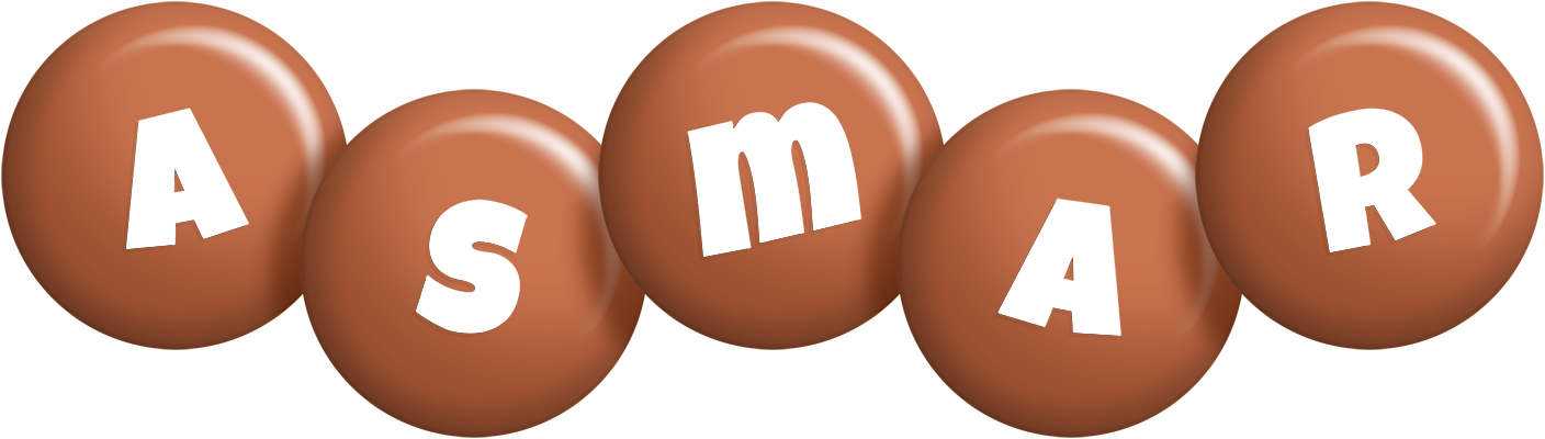 Asmar candy-brown logo