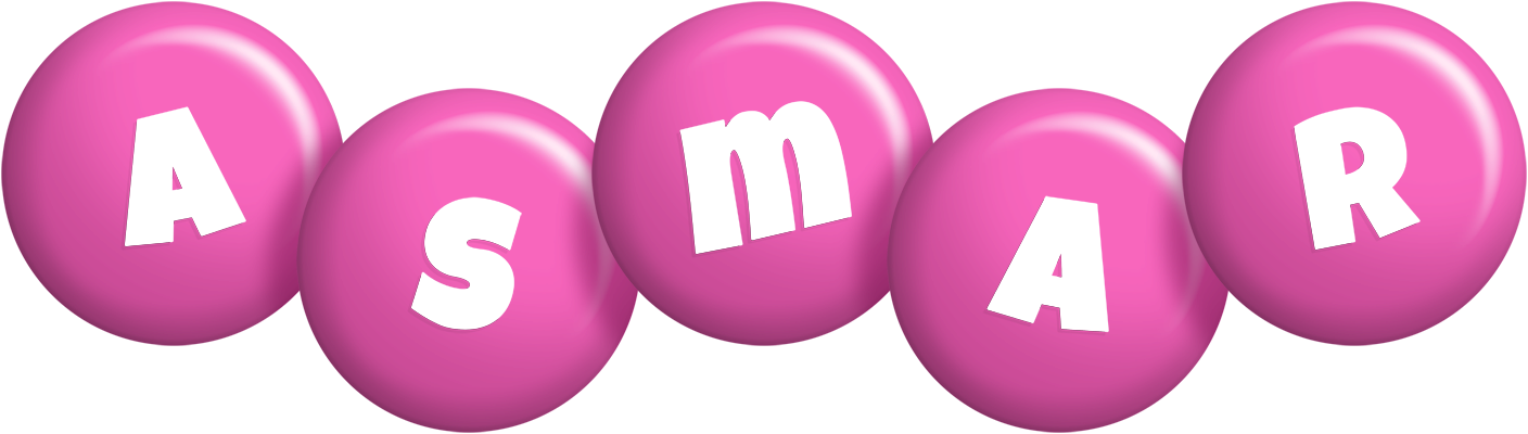 Asmar candy-pink logo