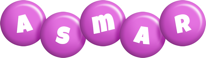 Asmar candy-purple logo