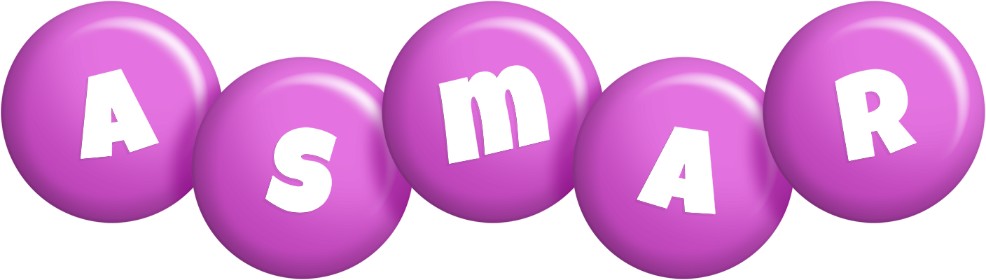Asmar candy-purple logo
