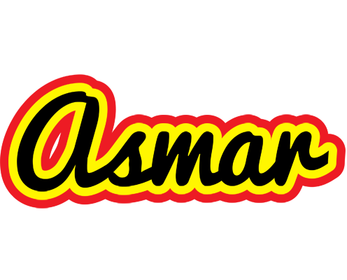 Asmar flaming logo