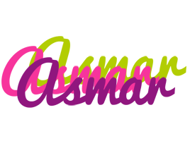 Asmar flowers logo