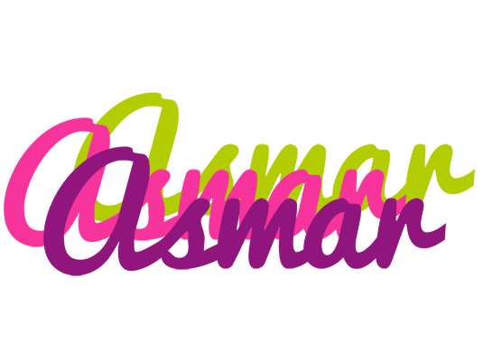 Asmar flowers logo