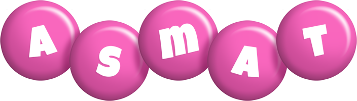 Asmat candy-pink logo