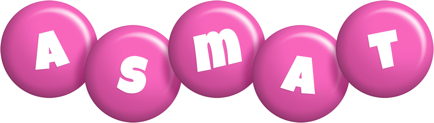 Asmat candy-pink logo
