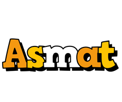 Asmat cartoon logo
