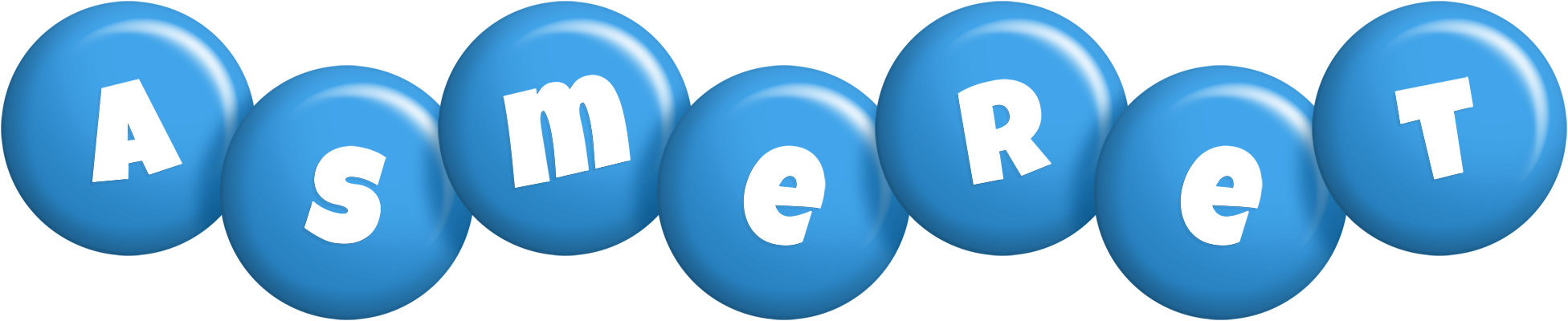 Asmeret candy-blue logo