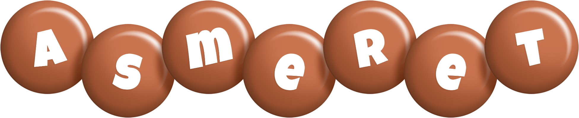 Asmeret candy-brown logo