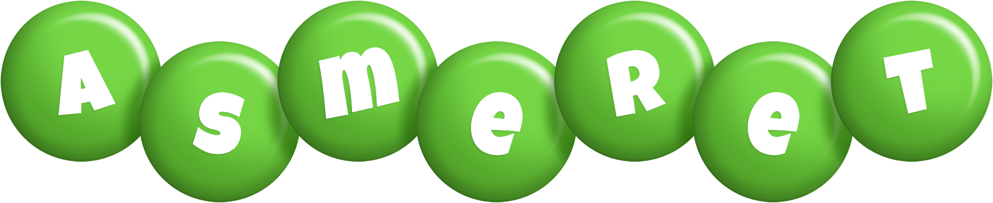 Asmeret candy-green logo