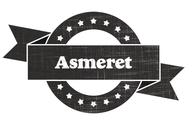 Asmeret grunge logo