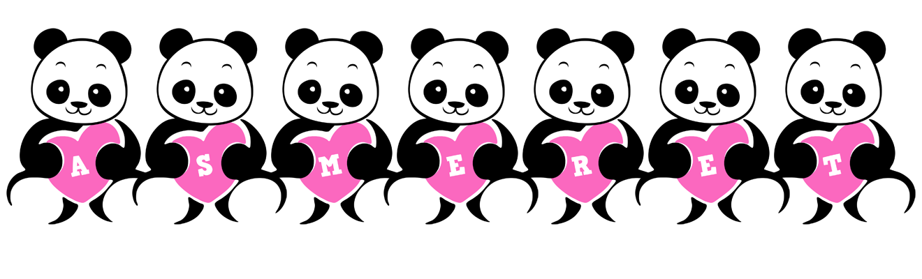 Asmeret love-panda logo
