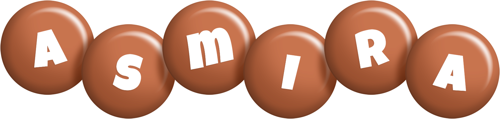 Asmira candy-brown logo