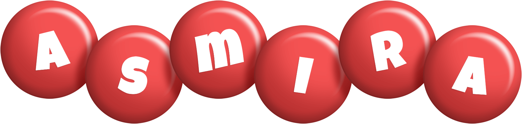 Asmira candy-red logo